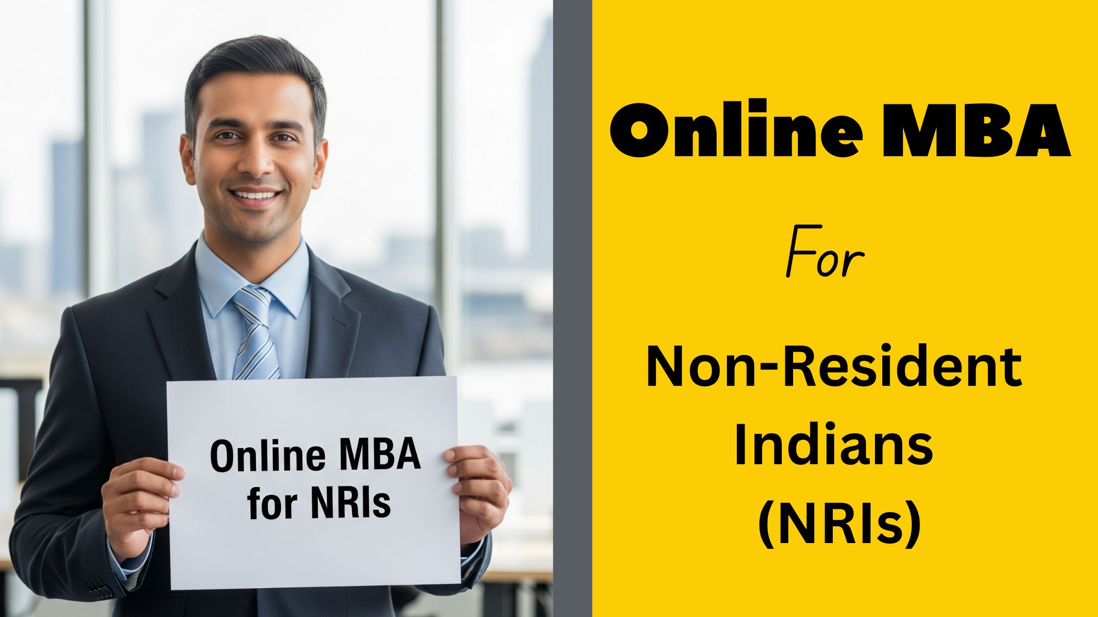 Online MBA for NRI