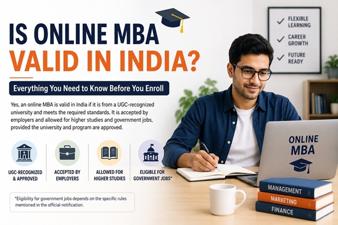 Is Online MBA Valid in India