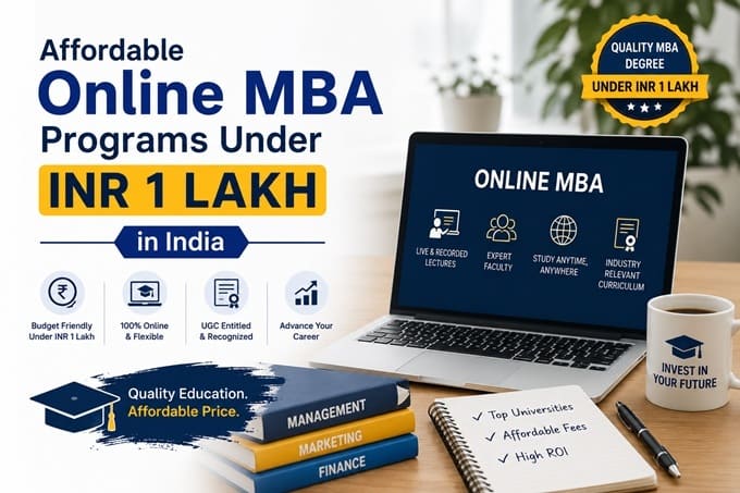 Online MBA Under 1 Lakh